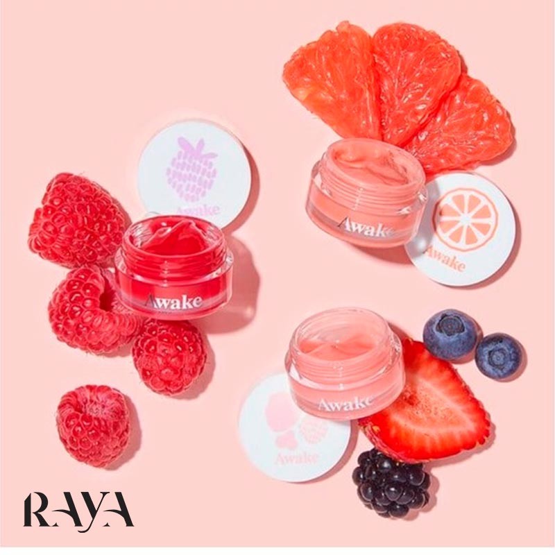 ماسک لب و بالم لب مرطوب کننده و میوه ای تارت مدل اویک مویسچر دی تایم Tarte Awake Moisture Balm Daytime Lip Mask