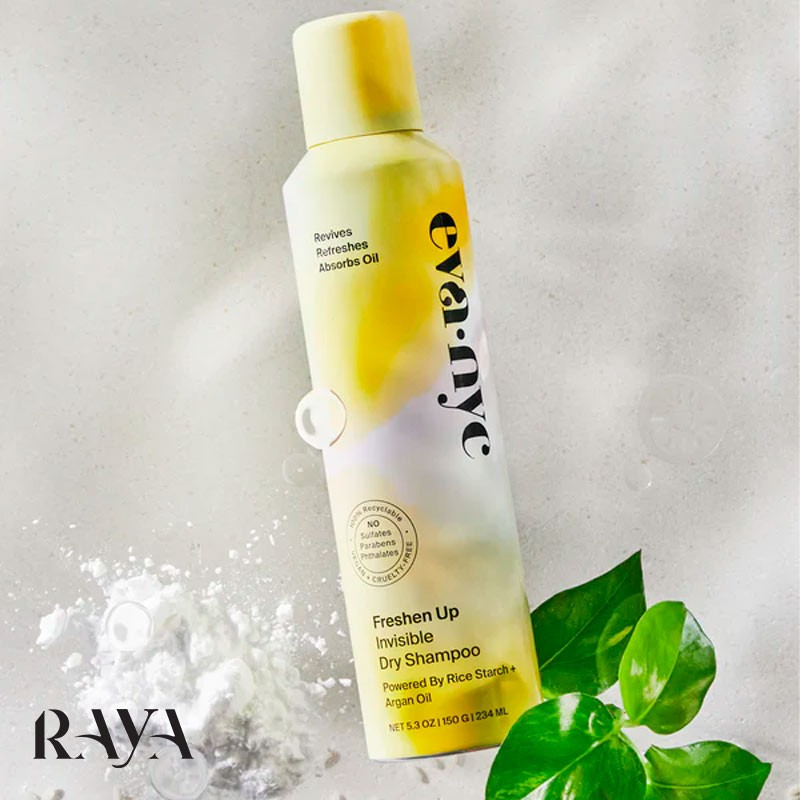 شامپو خشک شاداب کننده و حجم دهنده مو ایوا ان وای سی مدل فرشن آپ Eva Nyc Freshen Up Invisible Dry Shampoo