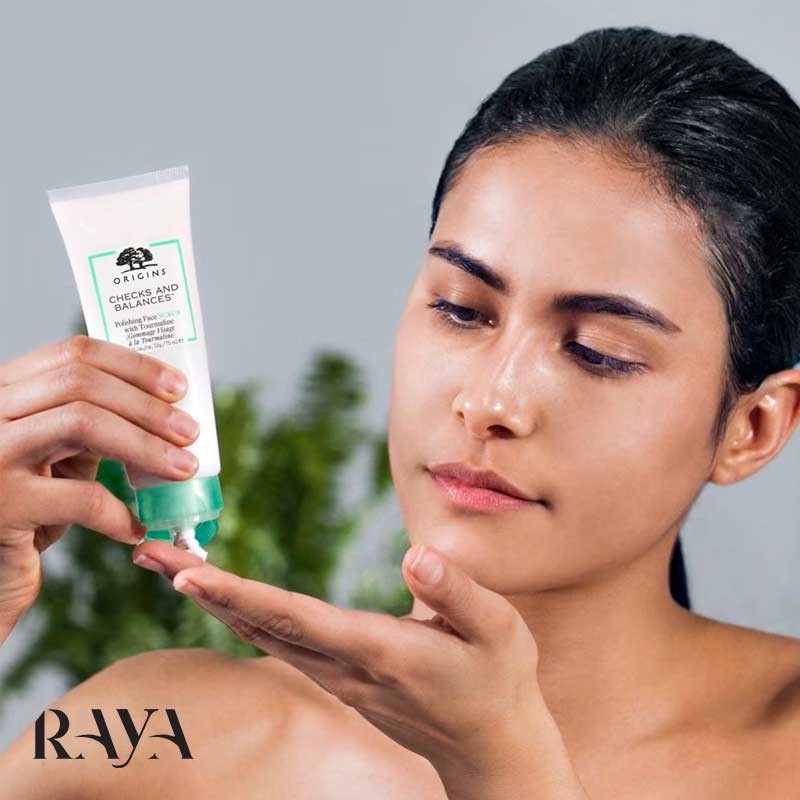 اسکراب و لایه بردار پوست صورت چک اند بالانس پولیشینگ اوریجینز Origins Checks and Balances Polishing Face Scrub