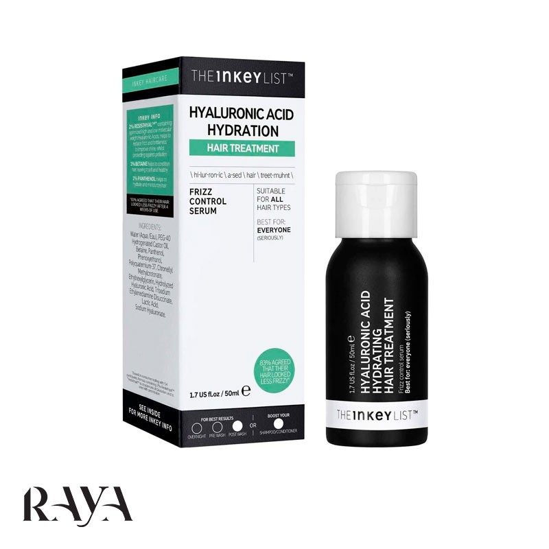 سرم هیالورونیک اسید آبرسان و مرطوب کننده مو اینکی لیست The Inkey List Hyaluronic Acid Hydrating Hair Treatment
