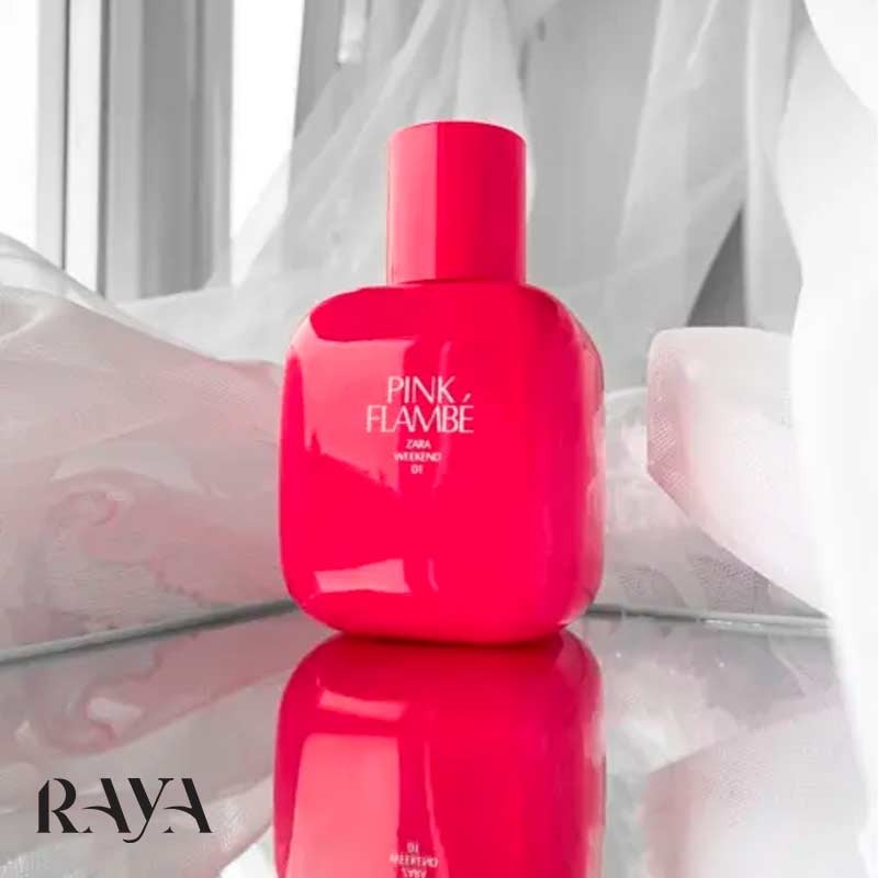 عطر ادکلن زنانه پینک فلامبی زارا Zara Eau De Toilette Pink Flambe