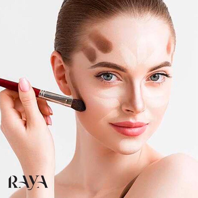 چگونه با آرایش می توانیم صورت خود را پر و چاق تر نشان دهیم؟