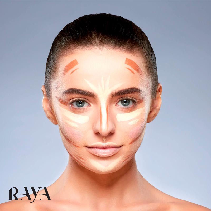 چگونه با آرایش می توانیم صورت خود را پر و چاق تر نشان دهیم؟