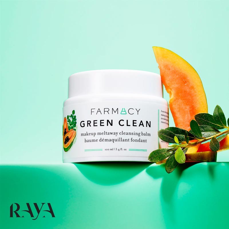 کلینزر و بالم روغنی پاک کننده آرایش صورت گرین کلین فارماسی ملت اوی Farmacy Green Clean Makeup Meltaway Cleansing Balm