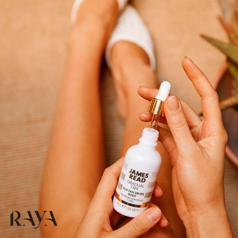 سرم برنزه کننده و درخشان کننده پوست صورت اچ دو او تان دراپس جیمز رید James Read H2O Tan Drops Face