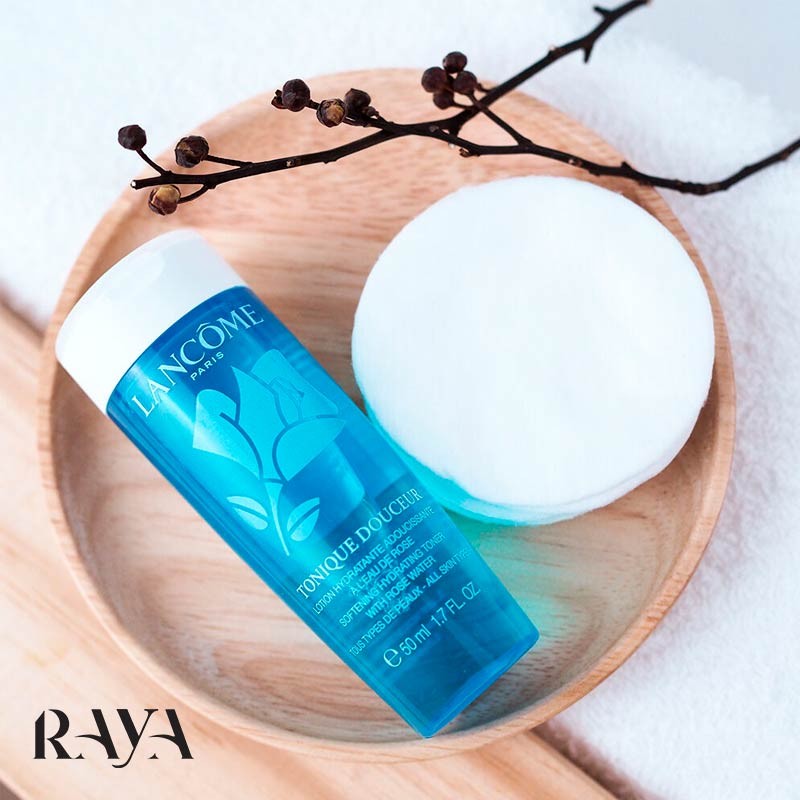 تونر آبرسان و نرم کننده پوست فاقد الکل لانکوم مدل تونیک دوسر Lancôme Tonique Douceur