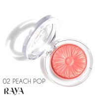 رژگونه پودری کلینیک مدل چیک پاپ رنگ peach Pop فول سایز