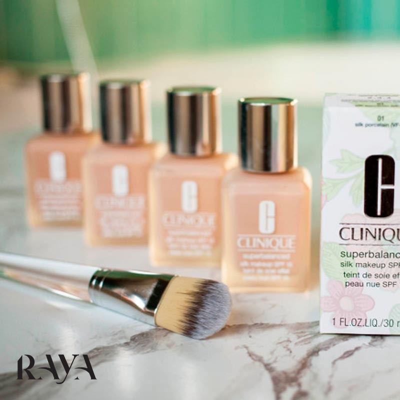 براش آرایشی کرمپودر و کانسیلر 6 اینچی کلینیک Clinique Foundation Brush 6 inch
