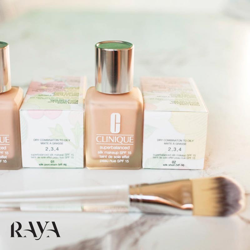 براش آرایشی کرمپودر و کانسیلر 6 اینچی کلینیک Clinique Foundation Brush 6 inch