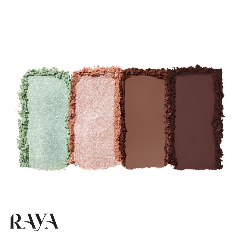 پالت سایه چشم 4 تایی الف مدل مینت ملت رنگ چاکلت مینت E.l.f. Mint Melt Eyeshadows