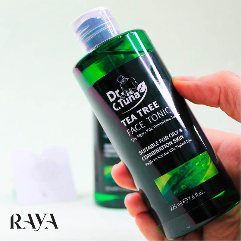 تونر ضدجوش تی تری حاوی روغن درخت چای دکتر سی تونا فارماسی Farmasi Dr. C. Tuna Tea Tree Series Face Tonic 225 ml