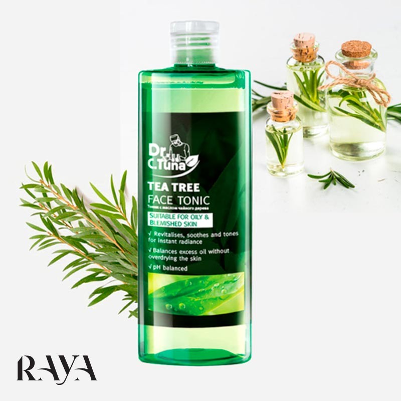 تونر ضدجوش تی تری حاوی روغن درخت چای دکتر سی تونا فارماسی Farmasi Dr. C. Tuna Tea Tree Series Face Tonic 225 ml