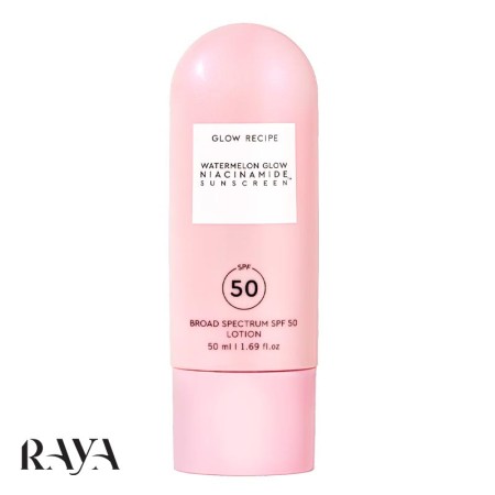 کرم ضد آفتاب هندوانه گلو نیاسینامید گلو رسیپی با  SPF 50 