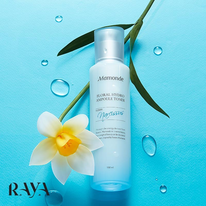تونر آمپول آبرسان مدل فلورال هیدرو ماموند Mamonde Floral Hydro Ampoule Toner
