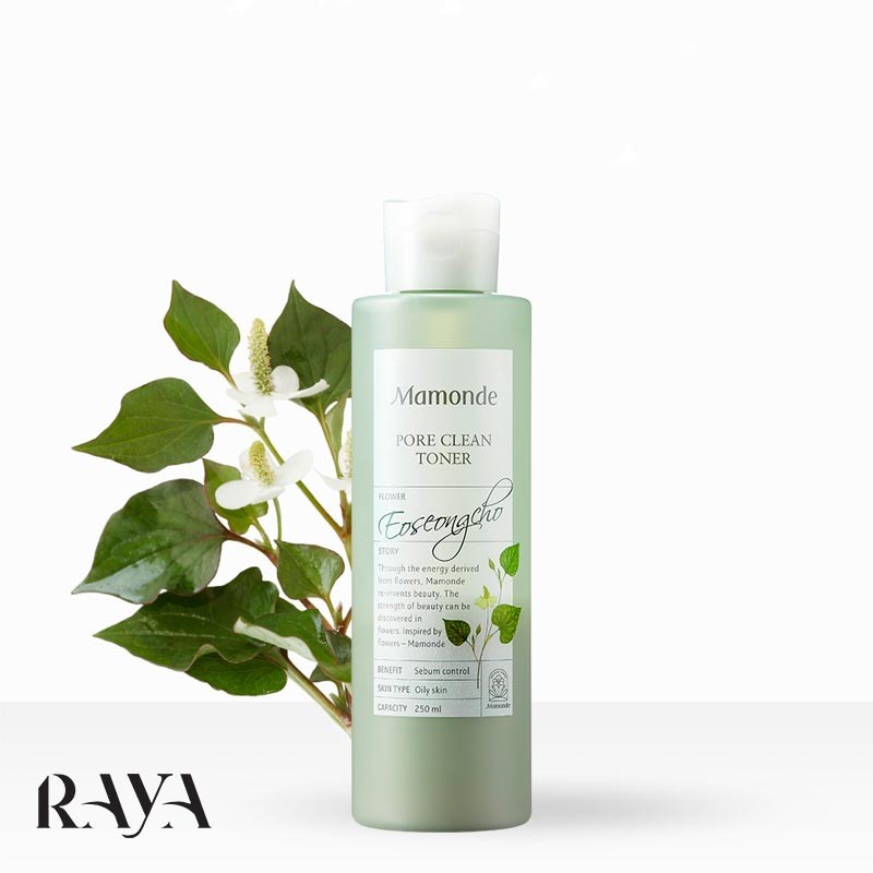 تونر مات کننده و پاک کننده منافذ پوست ماموند Mamonde Pore Clean Toner