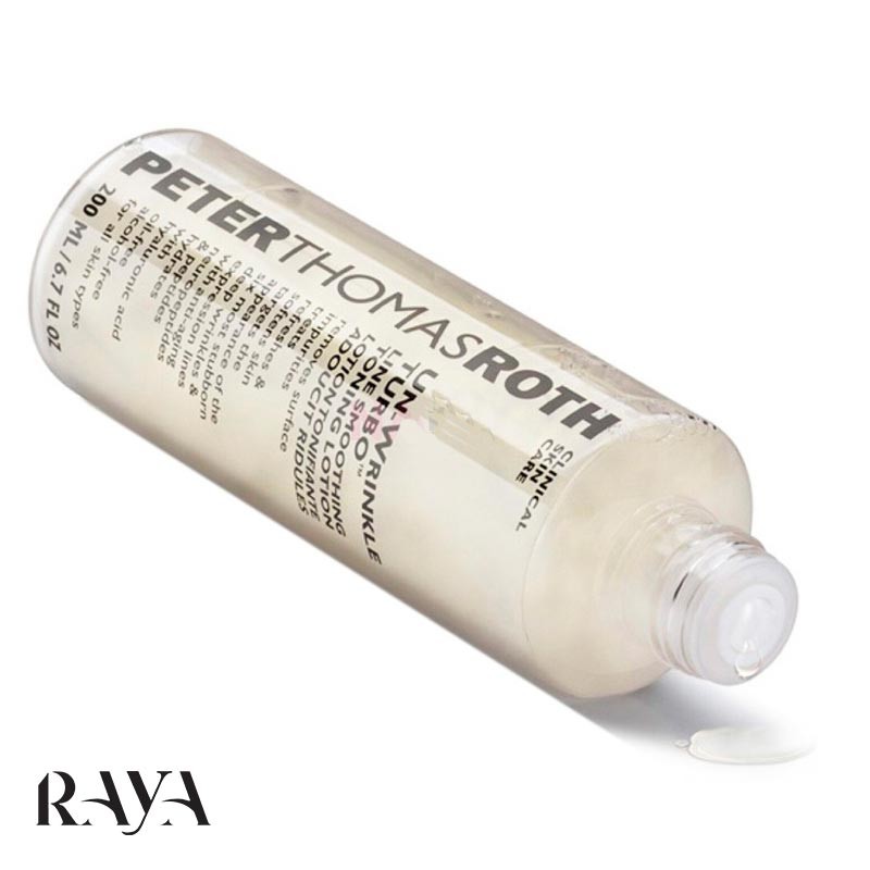 لوسیون تونر جوانساز و صاف کننده پوست مدل آن رینکل توربو لاین پیتر توماس راث Peter Thomas Roth Un-Wrinkle Turbo Line Smoothing Toning Lotion