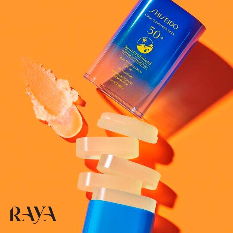 کرم ضد آفتاب استیکی بی رنگ شیسیدو Shiseido Clear Sunscreen Stick SPF 50