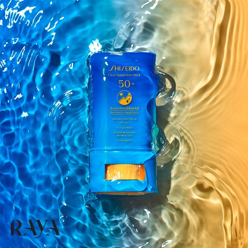 کرم ضد آفتاب استیکی بی رنگ شیسیدو Shiseido Clear Sunscreen Stick SPF 50