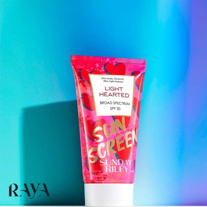 کرم ضد آفتاب ساندی ریلی مدل لایت هرتد Sunday Riley Light Hearted Broad Spectrum SPF 30 Sunscreen
