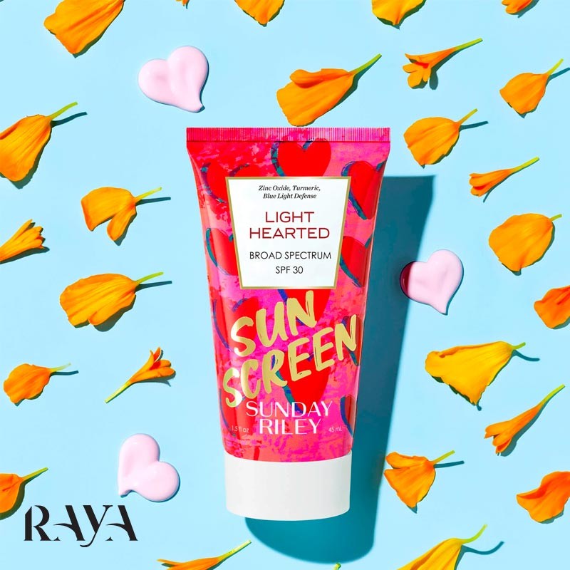 کرم ضد آفتاب ساندی ریلی مدل لایت هرتد Sunday Riley Light Hearted Broad Spectrum SPF 30 Sunscreen