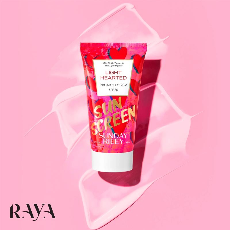 کرم ضد آفتاب ساندی ریلی مدل لایت هرتد Sunday Riley Light Hearted Broad Spectrum SPF 30 Sunscreen