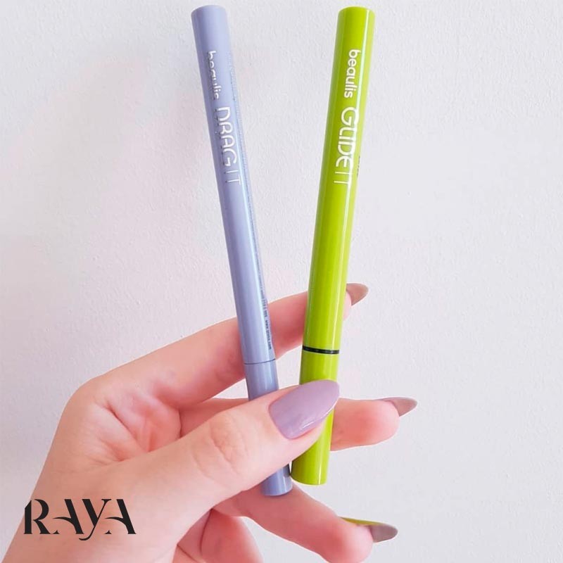 خط چشم نمدی و ماژیکی مشکی بیولیس مدل دراگ ایت Beaulis Drag It Eyeliner