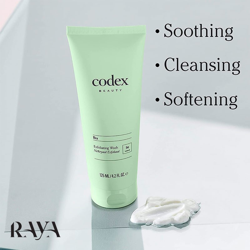 شوینده و لایه بردار صورت بیا اکسفولیتینگ واش کدکس بیوتی Codex Beauty Bia Exfoliating Wash
