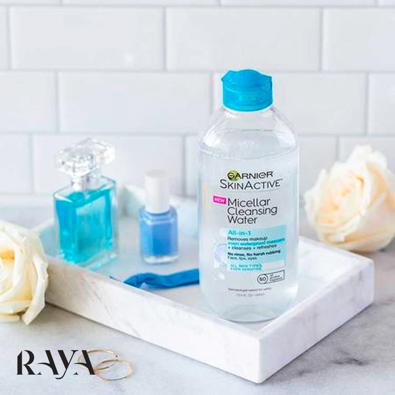 میسلارواتر پاک کننده آرایش ضد آب صورت آل این وان گارنیه Garnier Micellar Cleansing Water All-in-1 Waterproof