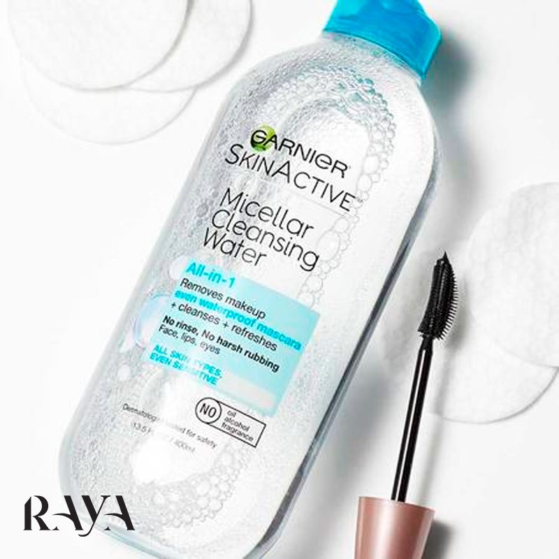میسلارواتر پاک کننده آرایش ضد آب صورت آل این وان گارنیه Garnier Micellar Cleansing Water All-in-1 Waterproof