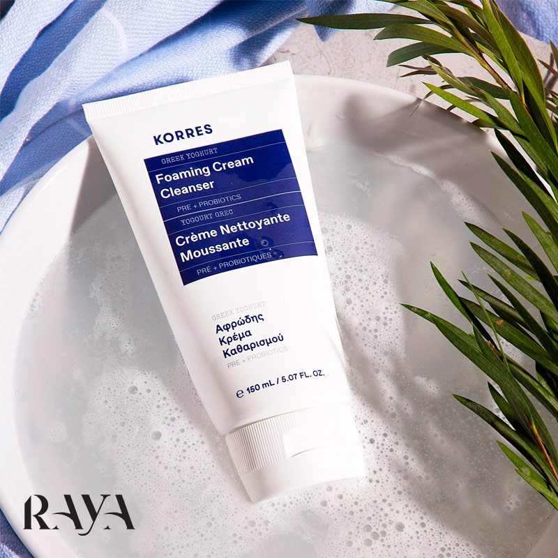 فوم شستشوی صورت کرمی حاوی ماست یونانی کورس Korres Greek Yoghurt Foaming Cream Cleanser