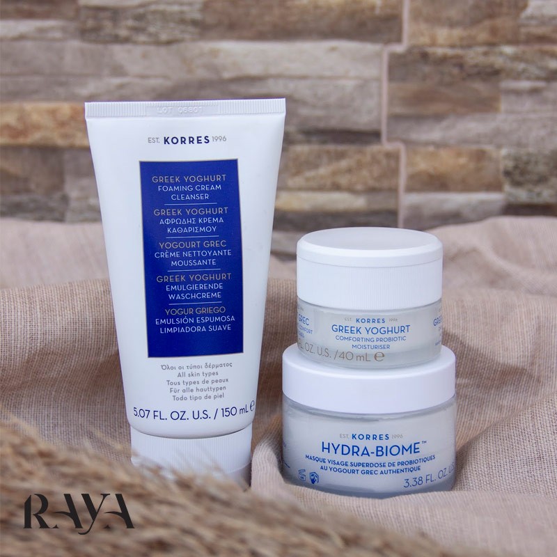 فوم شستشوی صورت کرمی حاوی ماست یونانی کورس Korres Greek Yoghurt Foaming Cream Cleanser