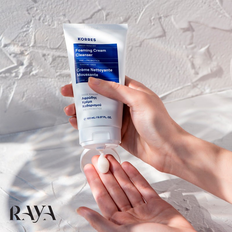 فوم شستشوی صورت کرمی حاوی ماست یونانی کورس Korres Greek Yoghurt Foaming Cream Cleanser