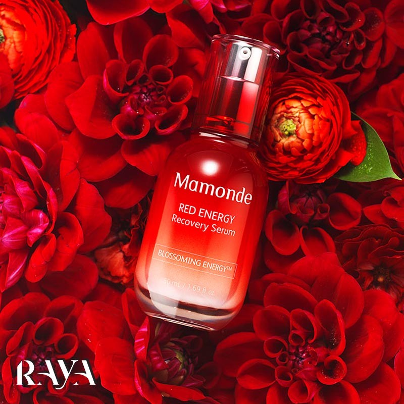 سرم آنتی اکسیدانی و ضد پیری قرمز ماموند مدل رد انرژی ریکاوری Mamonde Red Energy Recovery Serum 