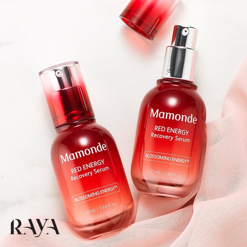 سرم آنتی اکسیدانی و ضد پیری قرمز ماموند مدل رد انرژی ریکاوری Mamonde Red Energy Recovery Serum 