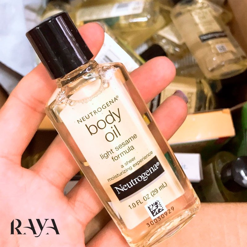 روغن بدن کنجد مرطوب کننده پوست های خشک نوتروژینا Neutrogena Body Oil, Light Sesame Formula For Dry Skin