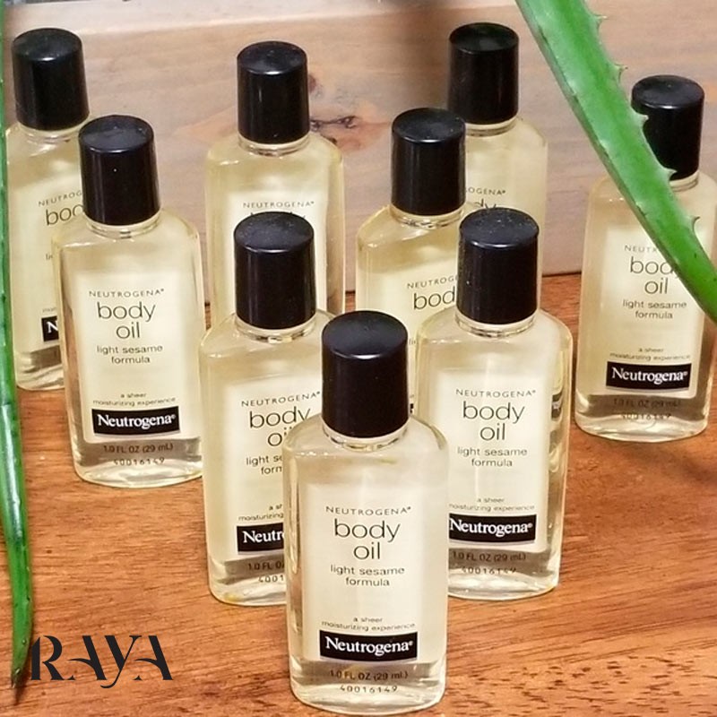 روغن بدن کنجد مرطوب کننده پوست های خشک نوتروژینا Neutrogena Body Oil, Light Sesame Formula For Dry Skin