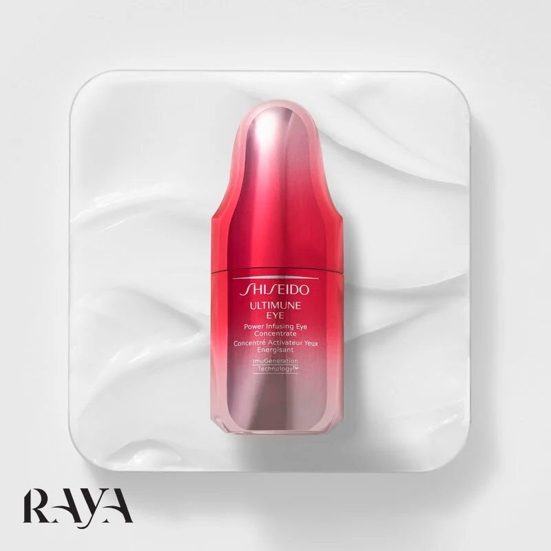 سرم کنسانتره دورچشم جوانساز پاور اینفیوزینگ شیسیدو سری اولتیمون آی Shiseido Ultimune Eye Power Infusing Eye Concentrate