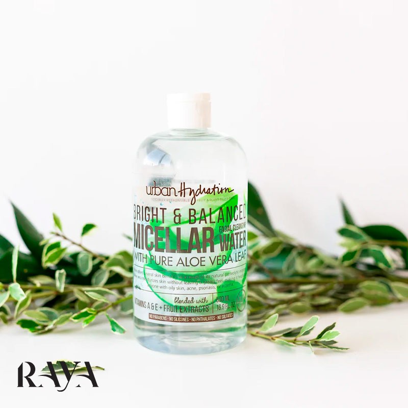 میسلارواتر روشن کننده و متعادل کننده پوست حاوی آلوئه ورا اربن هیدریشن Urban Hydration Bright & Balanced Aloe Vera Leaf Micellar Water