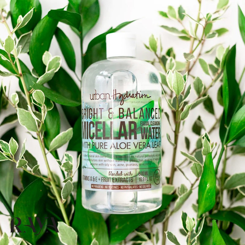 میسلارواتر روشن کننده و متعادل کننده پوست حاوی آلوئه ورا اربن هیدریشن Urban Hydration Bright & Balanced Aloe Vera Leaf Micellar Water