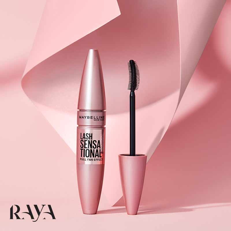 ریمل بلند کننده و حجم دهنده مشکی میبلین مدل لش سنسیشنال Maybelline Lash Sensational Mascara