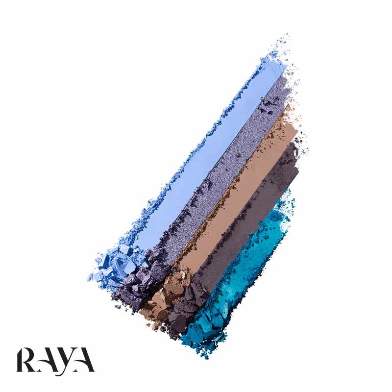 پالت سایه چشم 18 رنگ مورفی آبی مدل 18A بلو یا اوی آرتیستی پلت Morphe 18A Blue Ya Away Artistry Palette