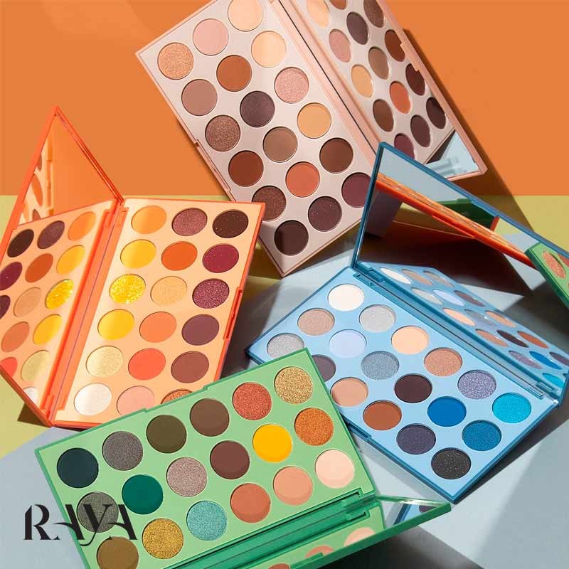 پالت سایه چشم 18 رنگ مورفی آبی مدل 18A بلو یا اوی آرتیستی پلت Morphe 18A Blue Ya Away Artistry Palette