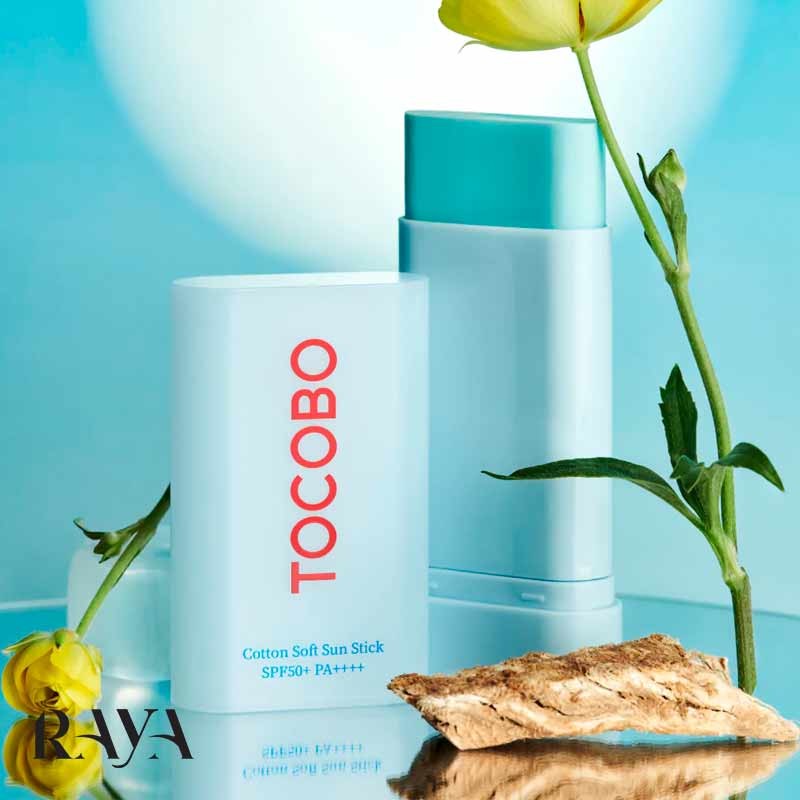 ضد آفتاب استیکی حاوی عصاره پنبه توکوبو کتان سافت Tocobo Cotton Soft Sun Stick SPF50+ PA++++