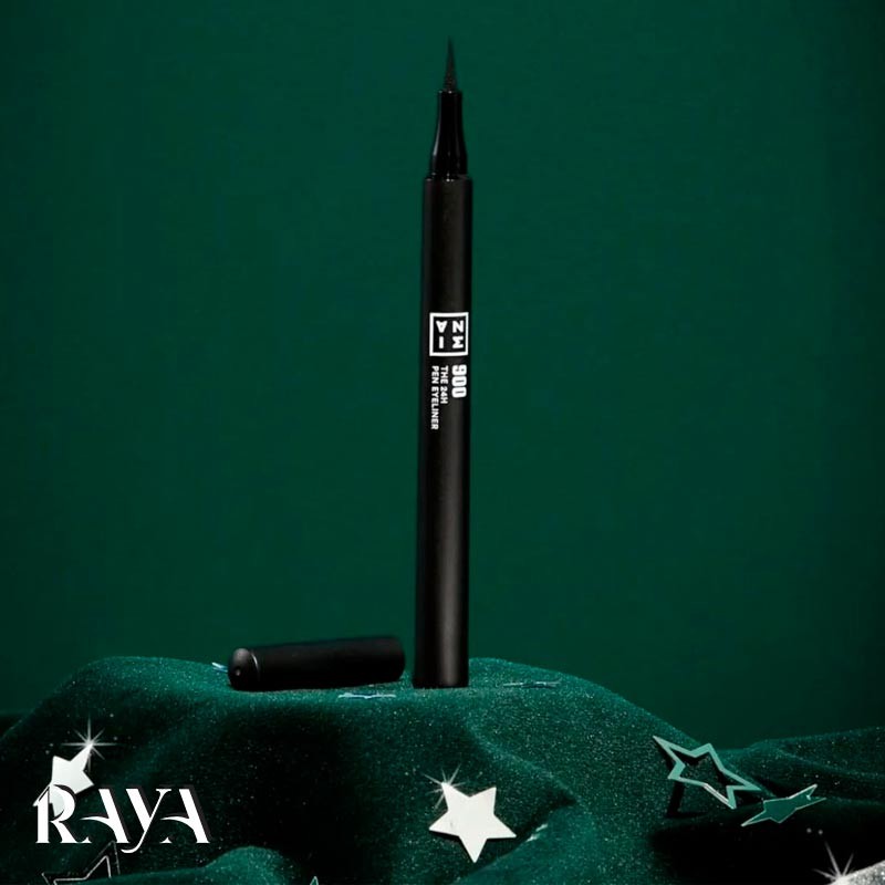 خط چشم ماژیکی ضد آب و 24 ساعته مشکی 3اینا (ترینا) 3ina Makeup The 24H Pen Eyeliner