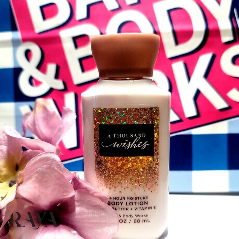 لوسیون بدن مرطوب کننده 24 ساعته بث اند بادی ورکس مدل ا توزند ویشز Bath And Body Works A Thousand Wishes