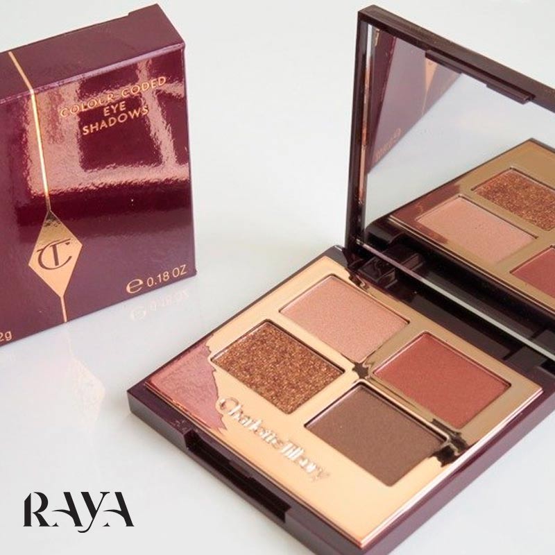 پالت سایه چشم لوکس و چهارتایی کالر کدد شارلوت تیلبری رنگ پیلو تاک Charlotte Tilbury Luxury Palette Color - Coded Eye Shadows