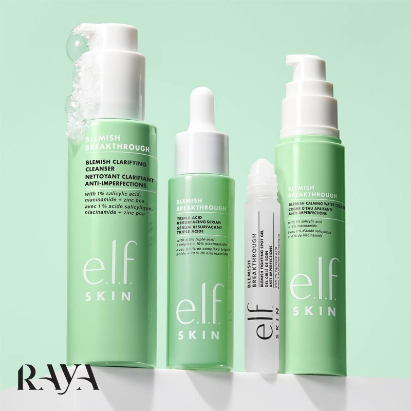 ژل ضد جوش و ضد لک رولی و بی رنگ الف مدل بلمیش بریکتروو آکنه فایتینگ E.l.f. Cosmetics Blemish Breakthrough Acne Fighting Spot Gel 