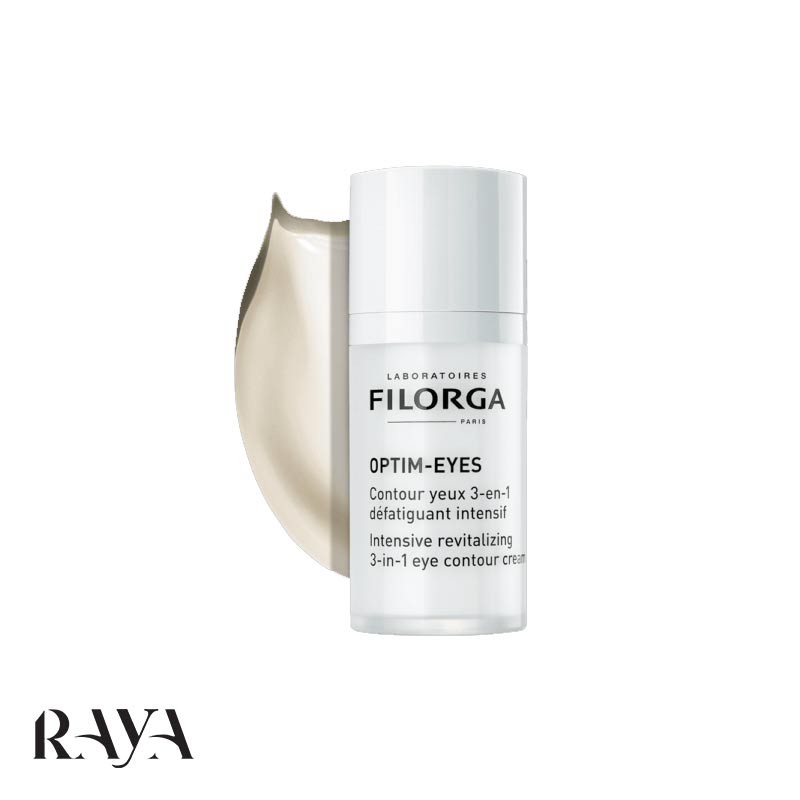 کرم دور چشم سه کاره ضد تیرگی، پف و چروک فیلورگا مدل اپتیمم آیز Filorga Optim-Eyes 3-in-1 Intensive Eye Contour Cream