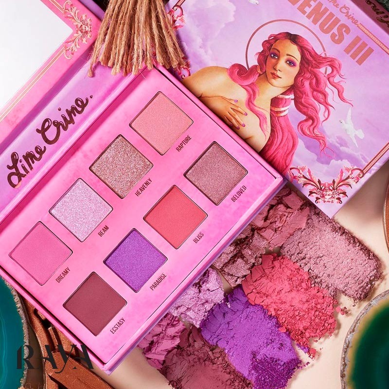 پالت سایه چشم و صورت 8 عددی مدل ونوس 3 لایم کرایم Lime Crime Venus 3 Eyes and Face Palett