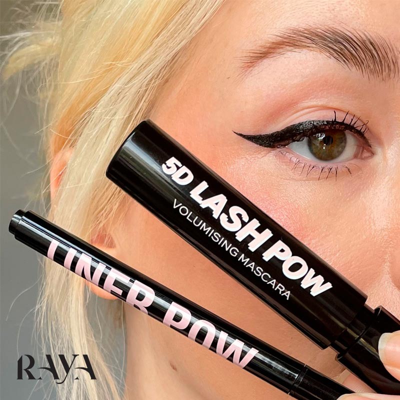 خط چشم مایع و ماژیکی مشکی رولوشن مدل لاینر پو Revolution Liner Pow Liquid Eyeliner